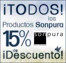 15% descuento Sonpura 15% descuento Sonpura